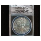 2016 W GRADED SP70 1 OZ .999 SILVER EAGLE