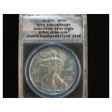 2016 W GRADED SP70 1 OZ .999 SILVER EAGLE