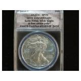 2016 W GRADED SP70 1 OZ .999 SILVER EAGLE