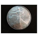 2007 1 OZ .999 SILVER EAGLE UNC