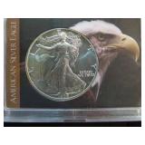 1989 1 OZ .999 SILVER EAGLE GEM BU