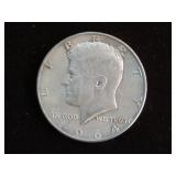 1964 P KENNDEY HALF DOLLAR 90% AU