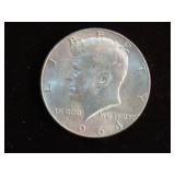 1964 P KENNDEY HALF DOLLAR 90% AU