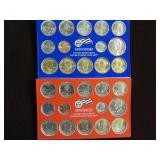 2008 P & D DOUBLE MINT SET W/PRES. 1 $ COINS