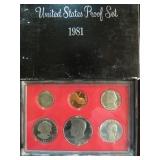 1981 US MINT PROOF SET UNC SEALED