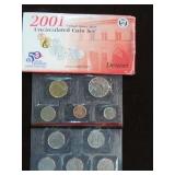 2001 D US MINT SET W/STATE QTRS UNC SEALED