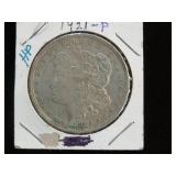 1921 P MORGAN SILVER DOLLAR 90% AU