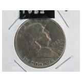 1952 D FRANKLIN HALF DOLLAR 90% VG
