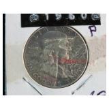 1960 P FRANKLIN HALF DOLLAR 90% VF