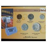 1964 US MINT SET HALF - PENNY