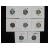(8) 1943 P WHEAT PENNIES