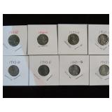 (8) 1943 D WHEAT PENNIES