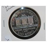1 OZ .999 SILVER AUSTRIA  PHILHARMONIC