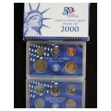 2000 US MINT PROOF SET W/STATE QTRS NIB
