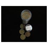 1951 D (1) TUBE WHEAT PENNIES
