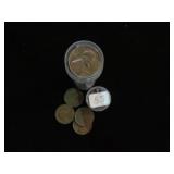 1955 (1) TUBE WHEAT PENNIES