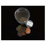 1956 PARTIAL TUBE WHEAT PENNIES