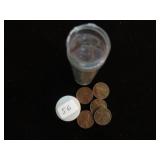 1956 (1) TUBE WHEAT PENNIES