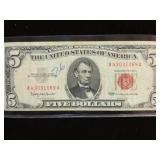 1963 $5 RED SEAL NOTE