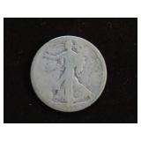 1934 D WALKING LIBERTY HALF DOLLAR 90% G
