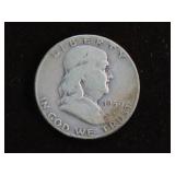 1950 P FRANKLIN HALF DOLLAR 90% VG