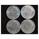 (4) KENNEDY HALF DOLLARS VARIOUS DATES & MM