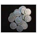 (20) 1973 KENNEDY HALF DOLLARS