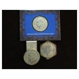 (3) IKE DOLLARS VARIOUS DATES & MM