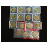 (15) PRESIDENTIAL COIN MEDALS