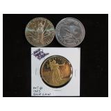 COLLECTION OF(3) COINS