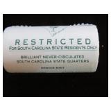 1/2 OBR ROLL OF SOUTH CAROLINA QTRS
