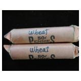 (2) ROLLS WHEAT PENNIES