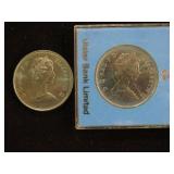 (2) GREAT BRITAIN COINS