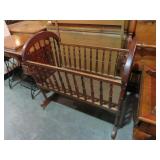 SOLID WOOD CHILDS CRADLE