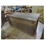 WOOD LIFT TOP STORAGE BOX