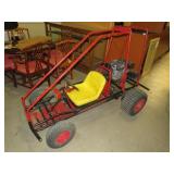 GO CART W/NEW ENGINE 212 CC GAS NEEDS BATTERY/BELT