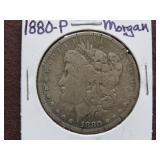 1880 P MORGAN SILVER DOLLAR 90%