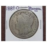 1889 O MORGAN SILVER DOLLAR 90%