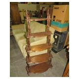 5 TIER MAHOGANY SHELF