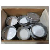 BOX OF ZINC JAR LIDS