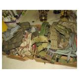 2 BOXES OF MILITARY & CAMO GEAR