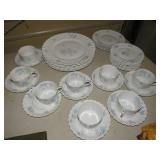 34 PCS OLD HAURLAND LIMOGE FRANA CHINA