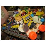 BOX FULL OF VINTAGE TOYS