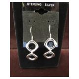 LADIES STP 925 DANGLE EARRINGS