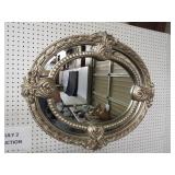 OVAL BEVELED EDGE WALL MIRROR