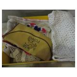 BOX LOT OF DOILIES