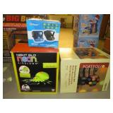 LOT OF LIGHTING & NEON BLOW UP SPIDER