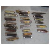 COLLECTION OF POCKET KNIVES