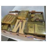COLLECTION OF CRAFT BLOCKS & LETTERS