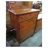 ANTIQUE 5 DRAWER HIGHBOY CHEST